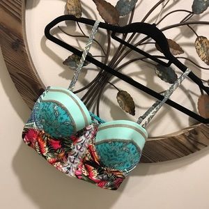 Maaji swim top bustier style